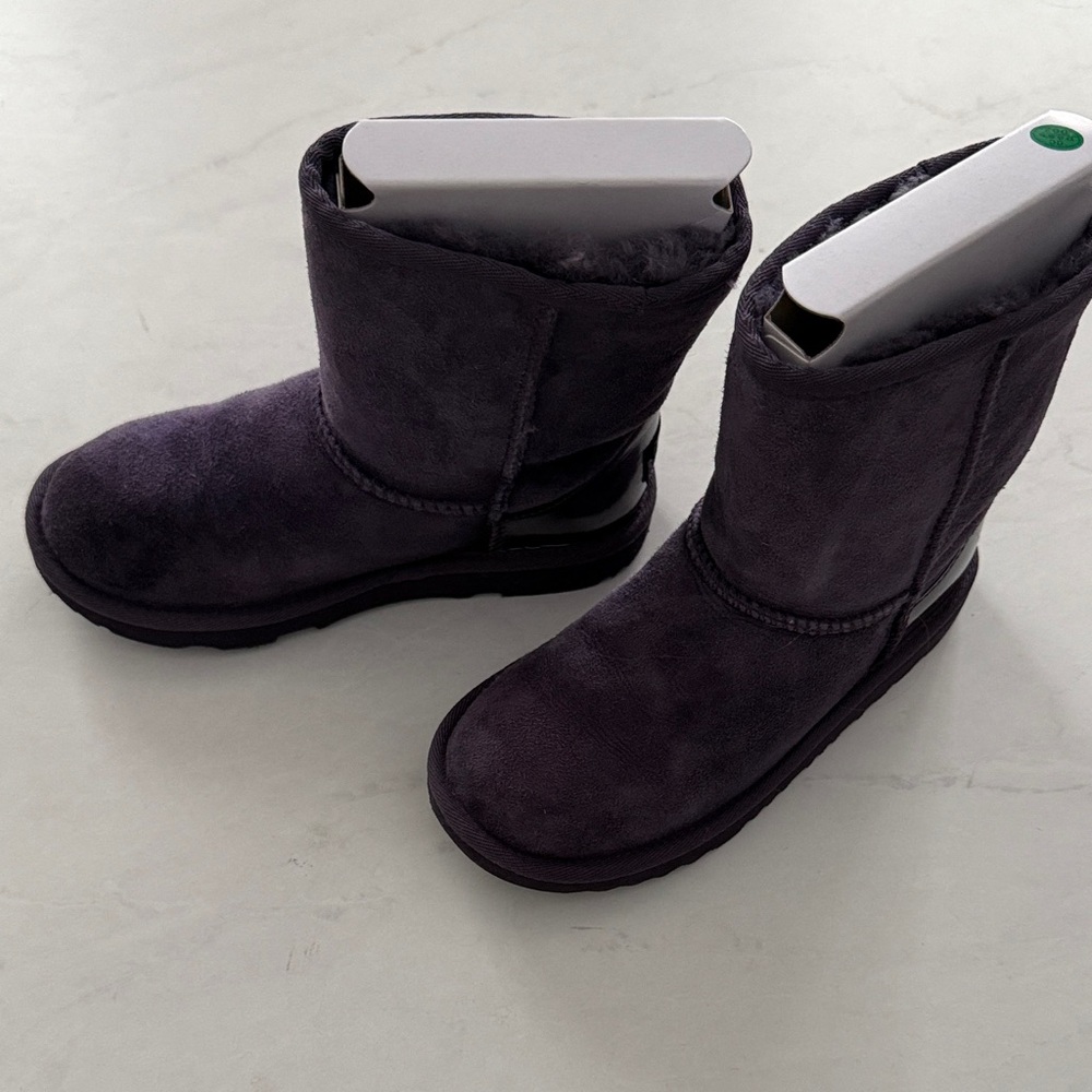 UGG Dark Purple Suede Boots
